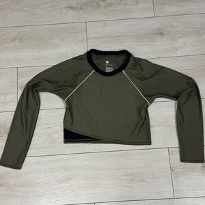 Crop top swimwear top